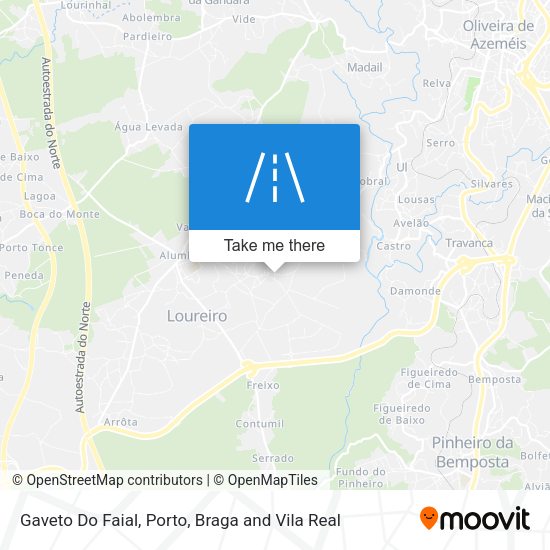 Gaveto Do Faial mapa