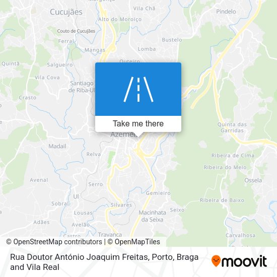 Rua Doutor António Joaquim Freitas map