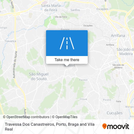 Travessa Dos Canastreiros mapa