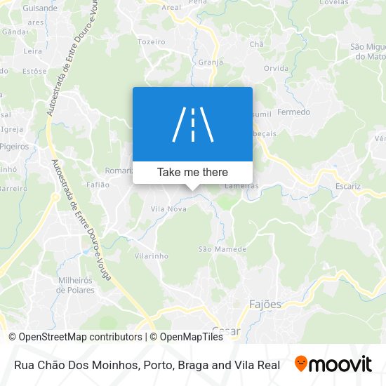 Rua Chão Dos Moinhos mapa