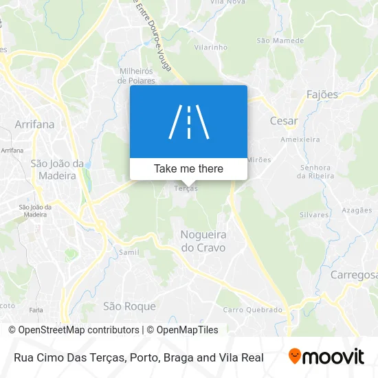 Rua Cimo Das Terças map