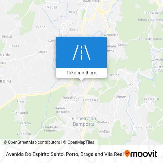 Avenida Do Espírito Santo map