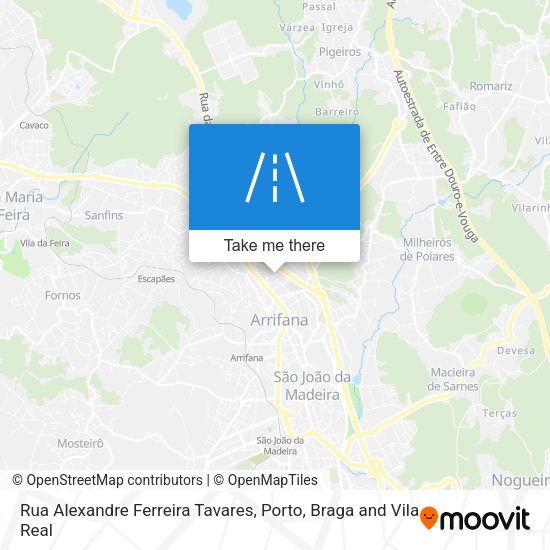 Rua Alexandre Ferreira Tavares mapa