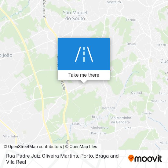Rua Padre Juiz Oliveira Martins map