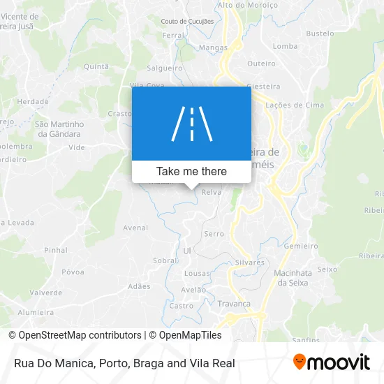 Rua Do Manica map