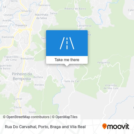 Rua Do Carvalhal map