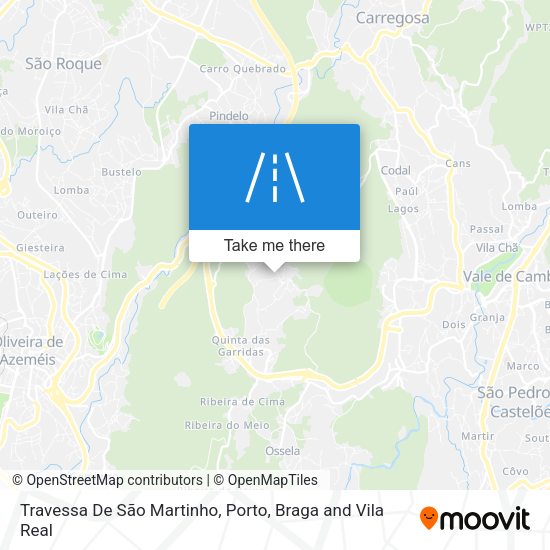 Travessa De São Martinho mapa