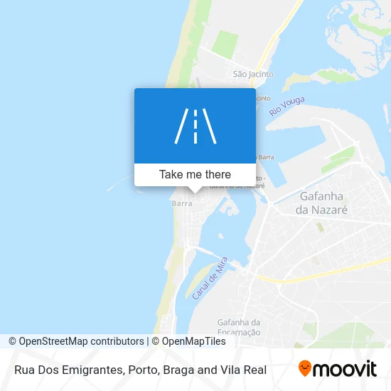Rua Dos Emigrantes map