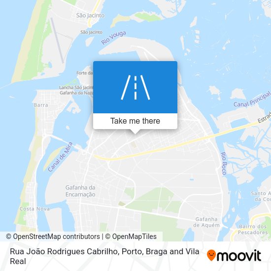 Rua João Rodrigues Cabrilho map