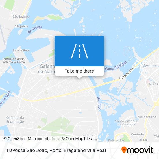 Travessa São João mapa