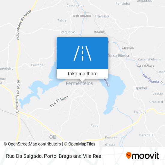 Rua Da Salgada mapa