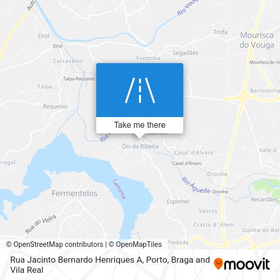 Rua Jacinto Bernardo Henriques A mapa
