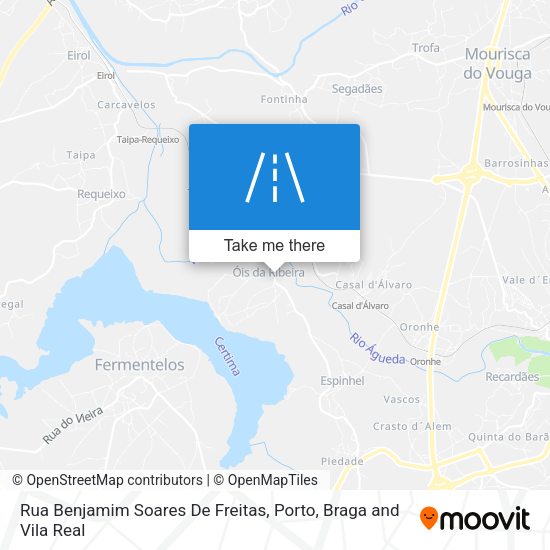 Rua Benjamim Soares De Freitas mapa