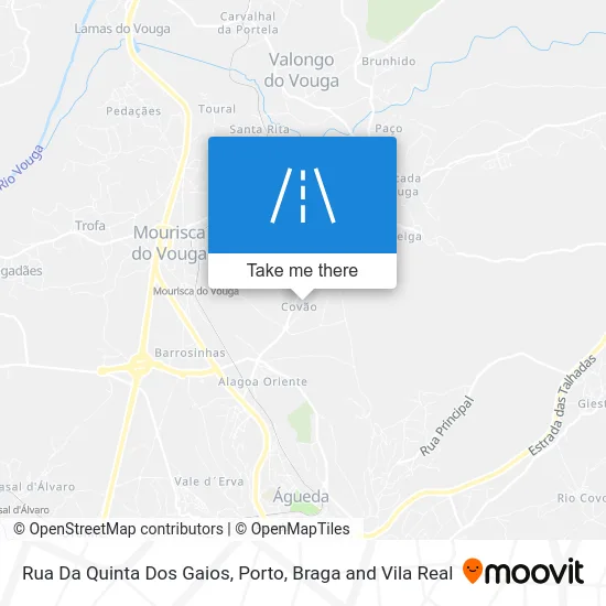 Rua Da Quinta Dos Gaios map