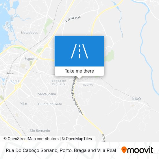 Rua Do Cabeço Serrano mapa