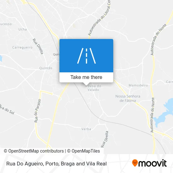 Rua Do Agueiro map