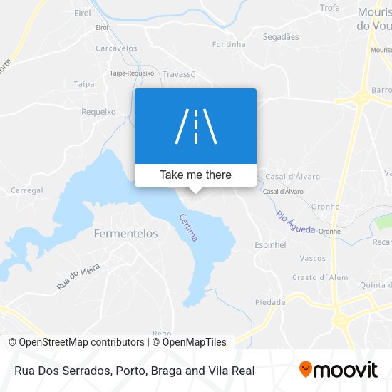 Rua Dos Serrados mapa