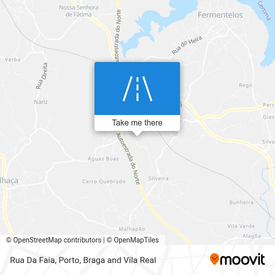 Rua Da Faia map