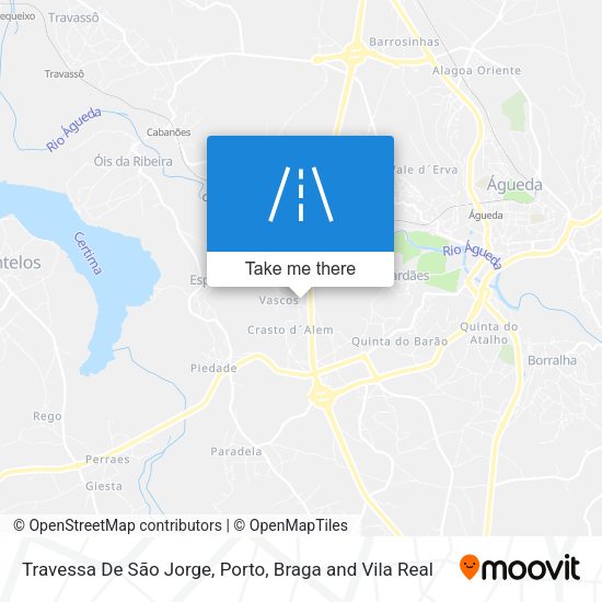 Travessa De São Jorge mapa