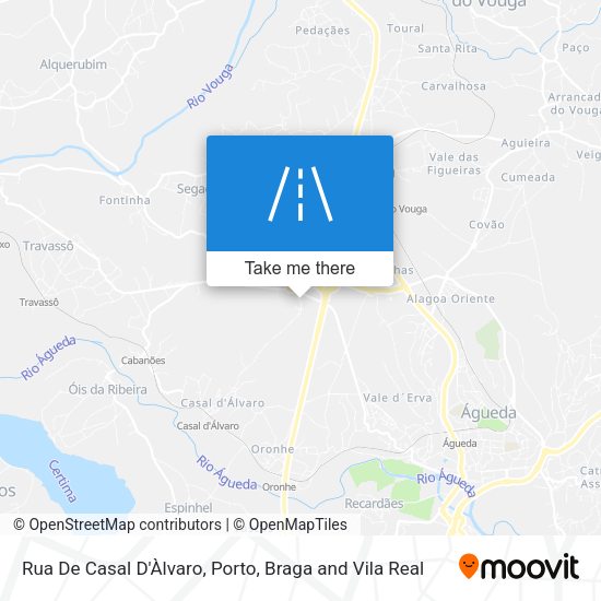 Rua De Casal D'Àlvaro map