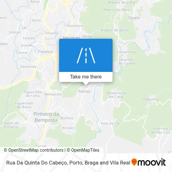 Rua Da Quinta Do Cabeço map