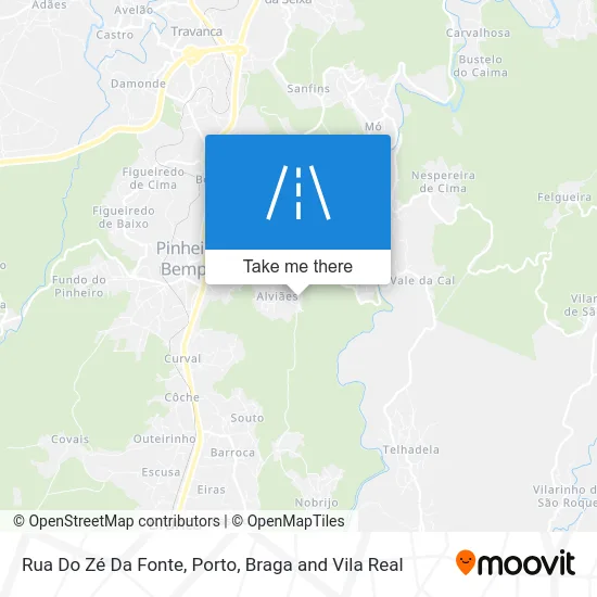 Rua Do Zé Da Fonte map