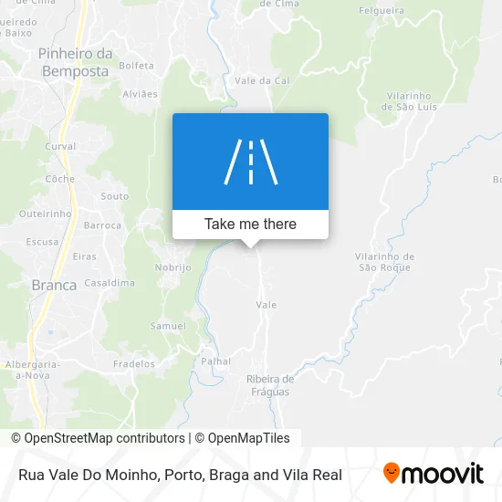Rua Vale Do Moinho map