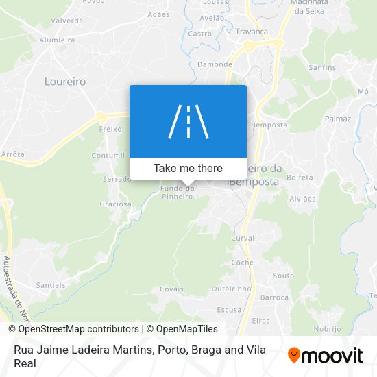 Rua Jaime Ladeira Martins mapa