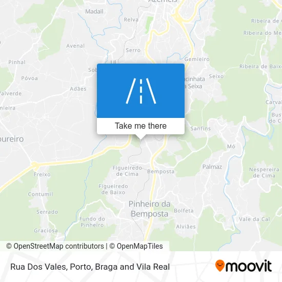 Rua Dos Vales map