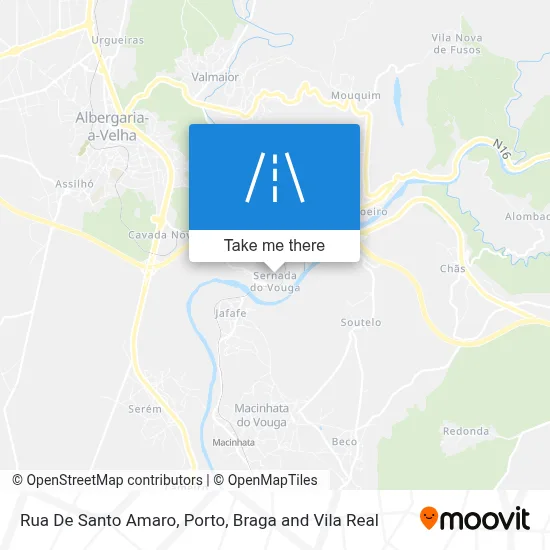 Rua De Santo Amaro map