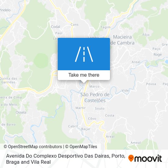 Avenida Do Complexo Desportivo Das Dairas map