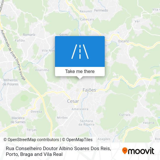 Rua Conselheiro Doutor Albino Soares Dos Reis map