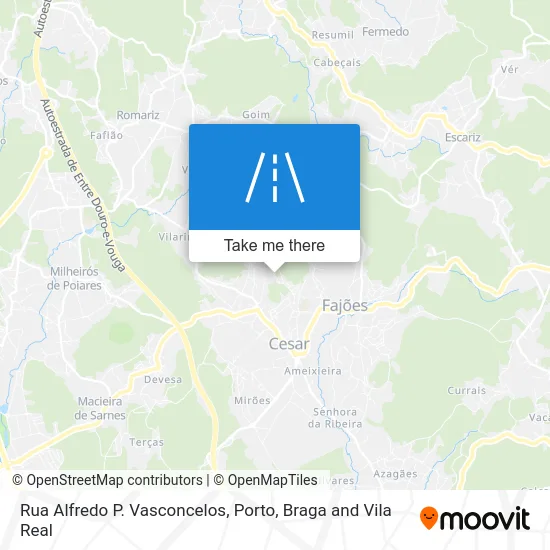Rua Alfredo P. Vasconcelos map