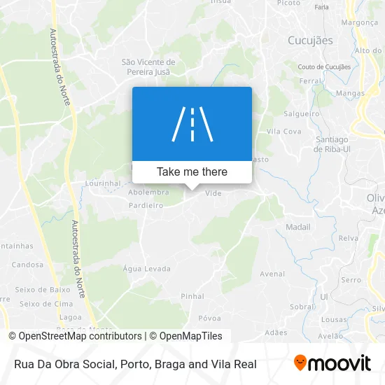 Rua Da Obra Social map