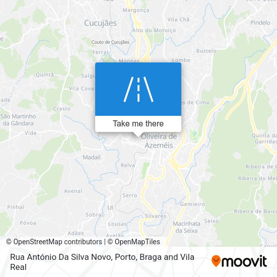Rua António Da Silva Novo map