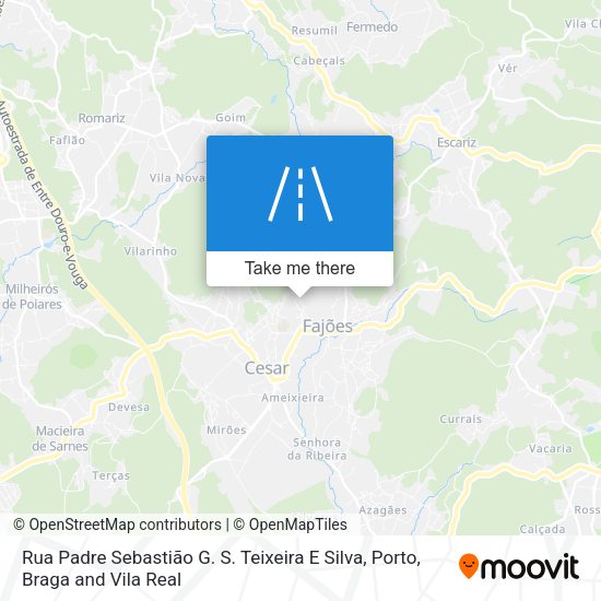 Rua Padre Sebastião G. S. Teixeira E Silva mapa