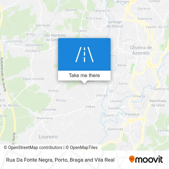 Rua Da Fonte Negra map