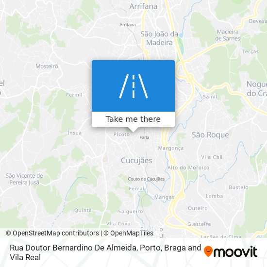 Rua Doutor Bernardino De Almeida map