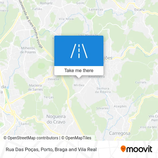 Rua Das Poças map