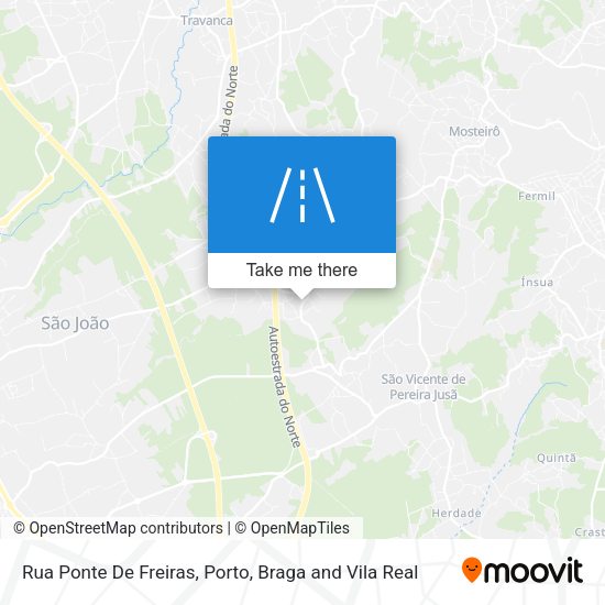 Rua Ponte De Freiras map