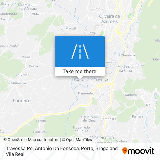 Travessa Pe. António Da Fonseca mapa