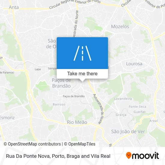 Rua Da Ponte Nova map