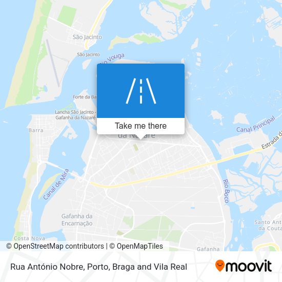 Rua António Nobre map