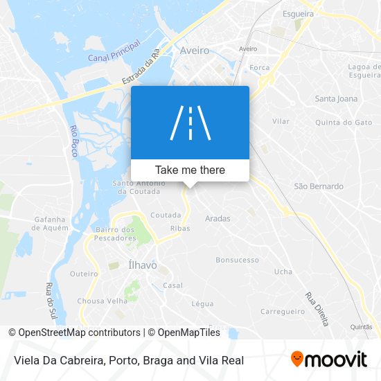 Viela Da Cabreira map