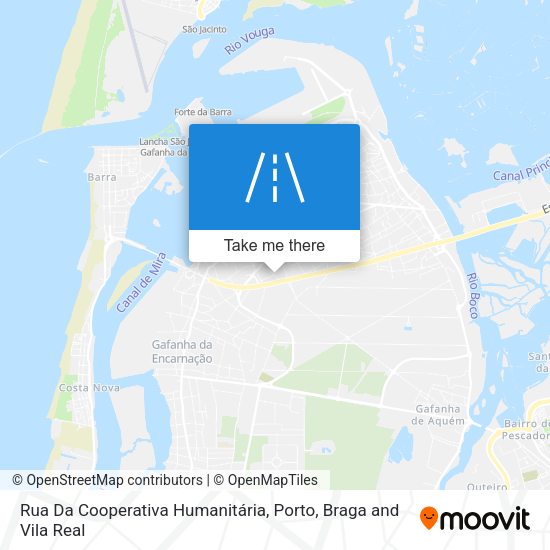 Rua Da Cooperativa Humanitária map