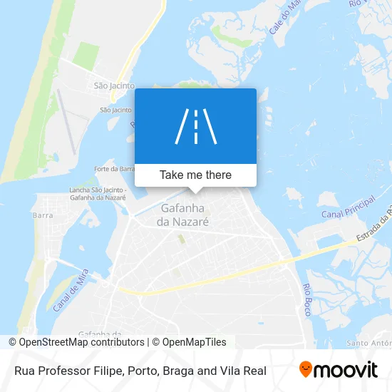 Rua Professor Filipe map
