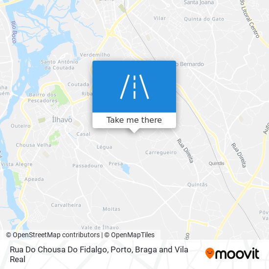 Rua Do Chousa Do Fidalgo map