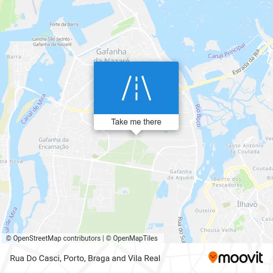 Rua Do Casci map