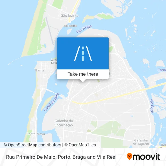 Rua Primeiro De Maio map