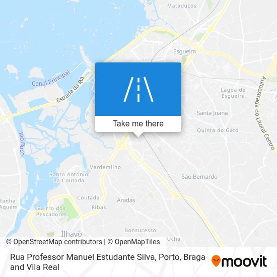 Rua Professor Manuel Estudante Silva map
